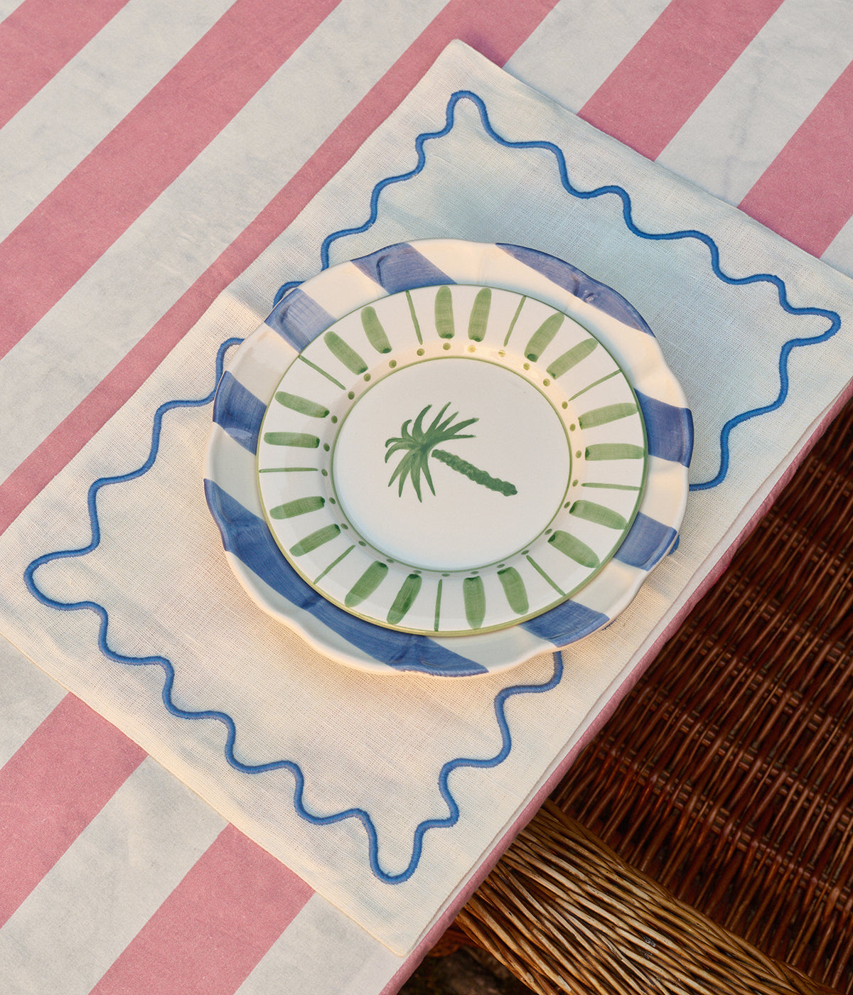 Cannes salad plate - Green 22 cm