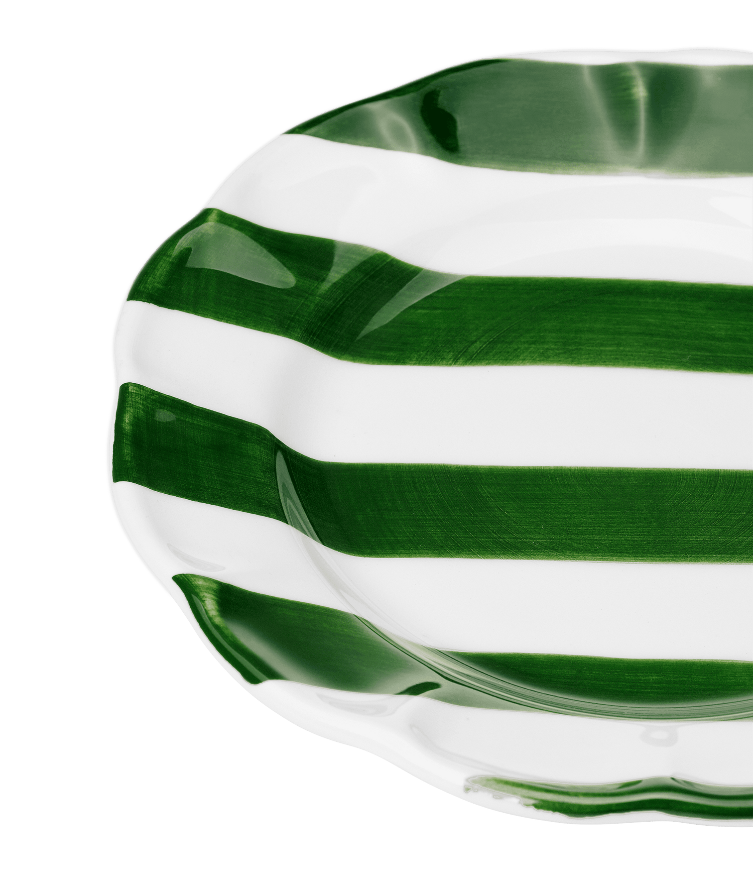 Stripe Salad plate Green - 22 cm