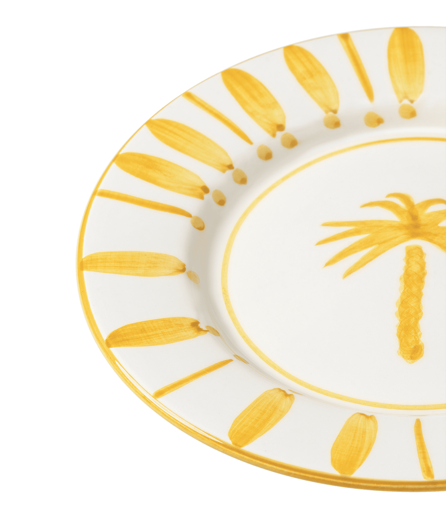 Cannes Salad plate - Yellow 22 cm