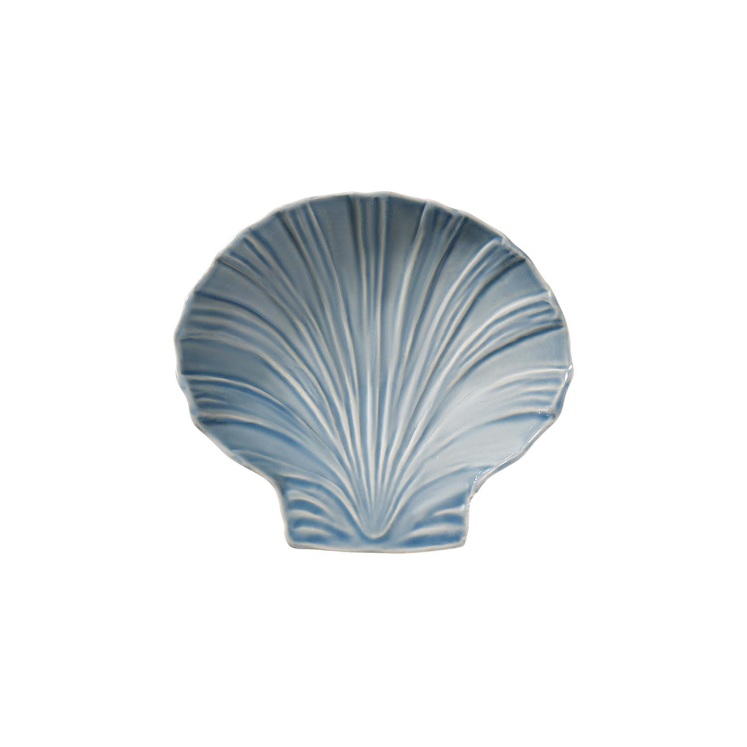 Shell Bowl - Light Blue 20x18 cm