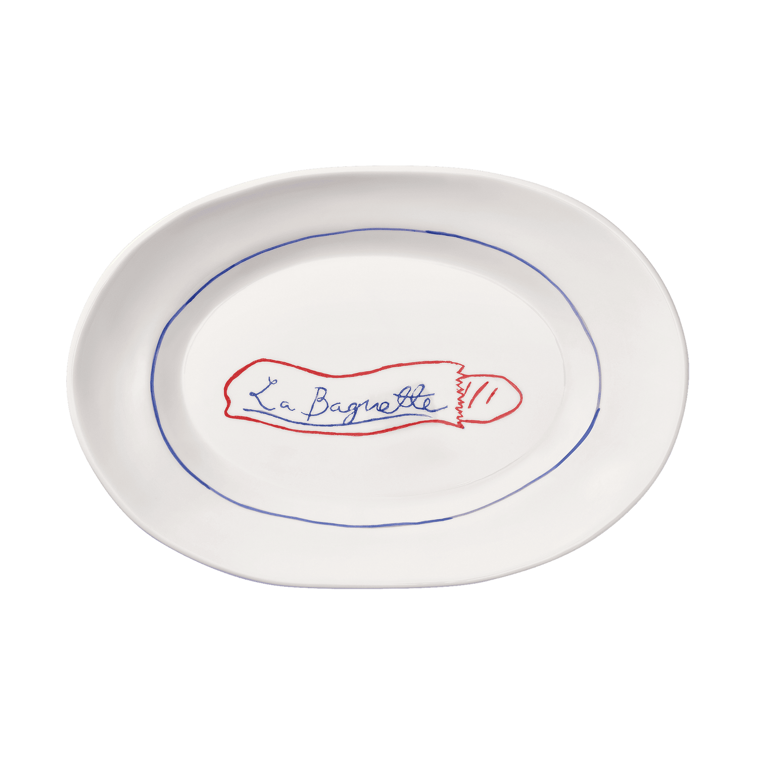 Picnic Serving plate - Red 28 cm