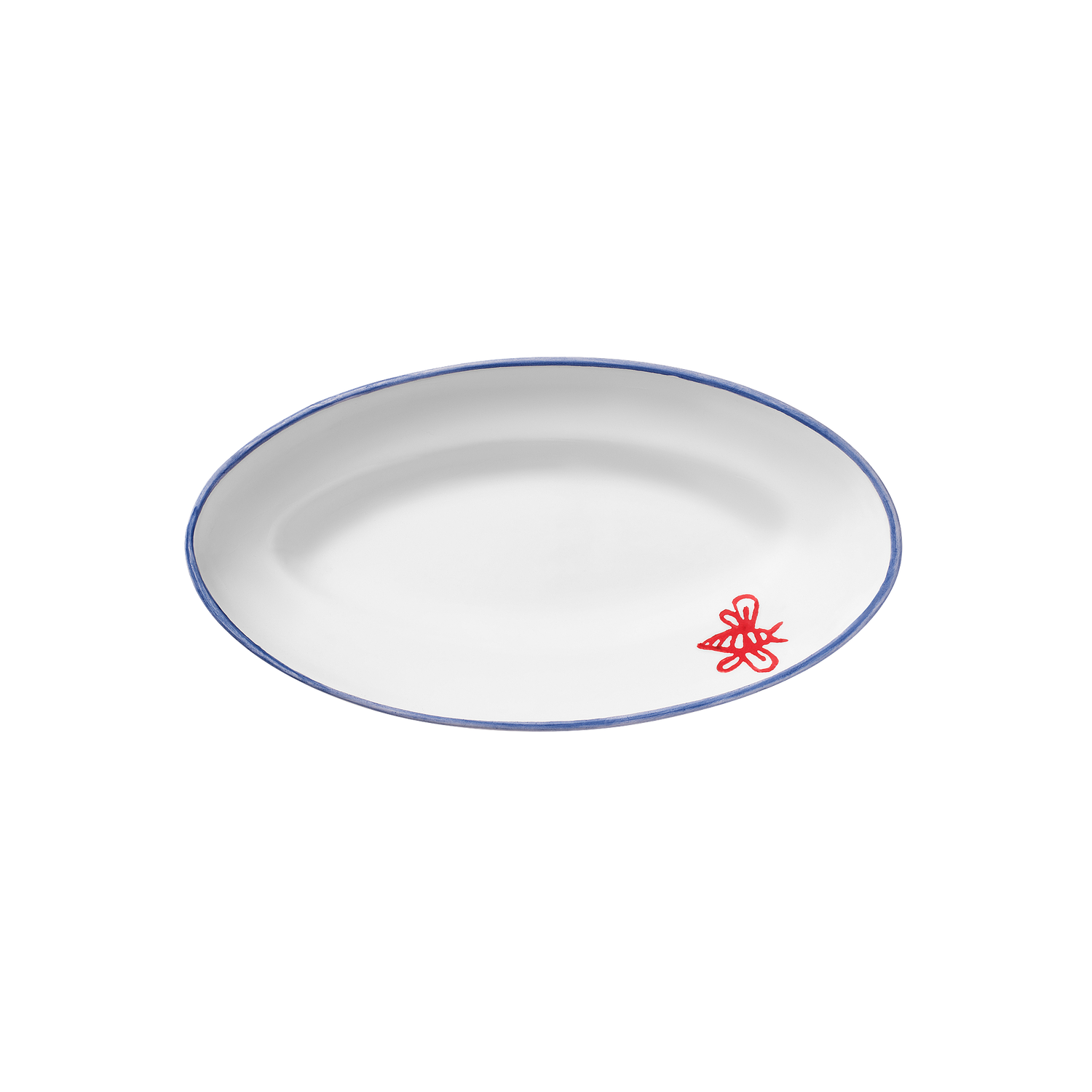 Picnic Small serving plate - Red 26 cm