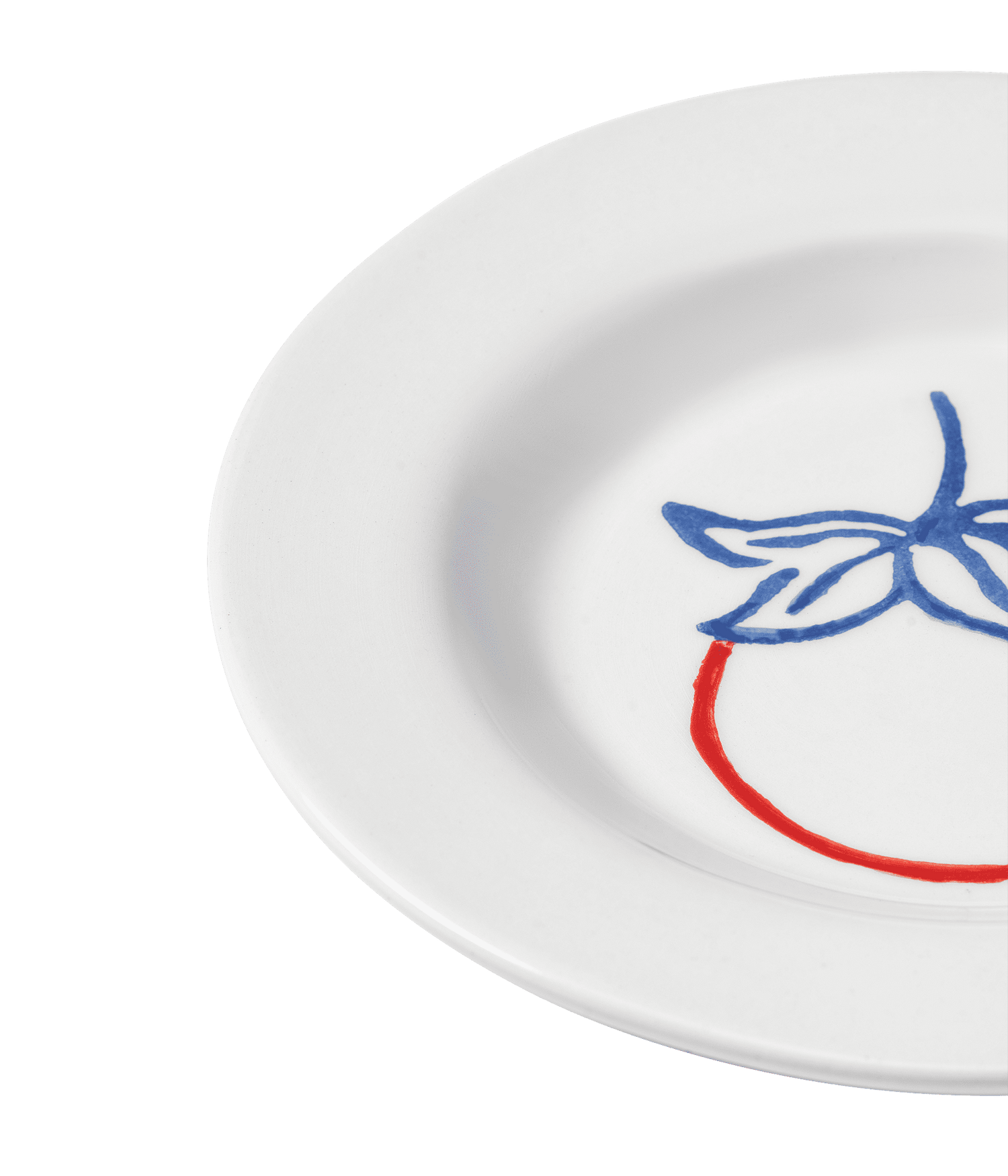 Picnic Small plate - Red 15 cm