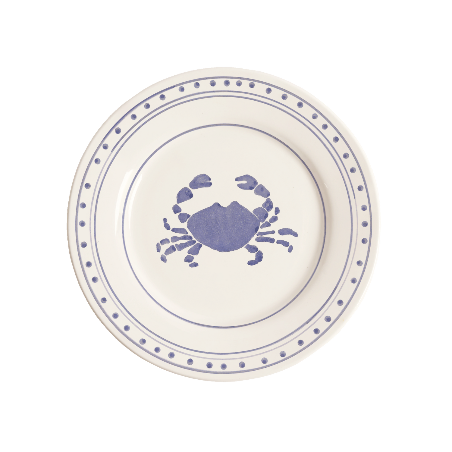 Crab dinner plate - Dark blue 28 cm