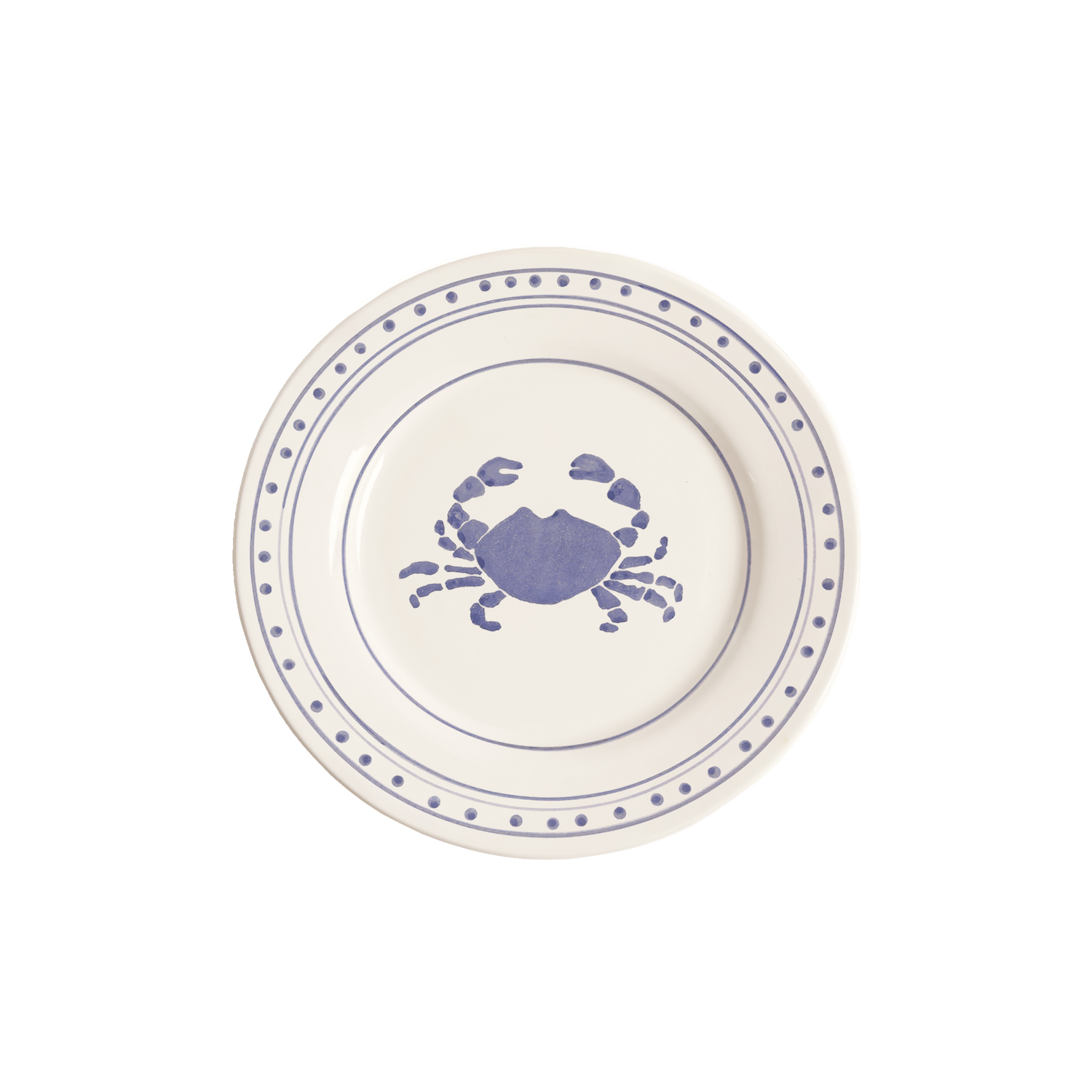 Crab salad plate - Dark blue 22 cm