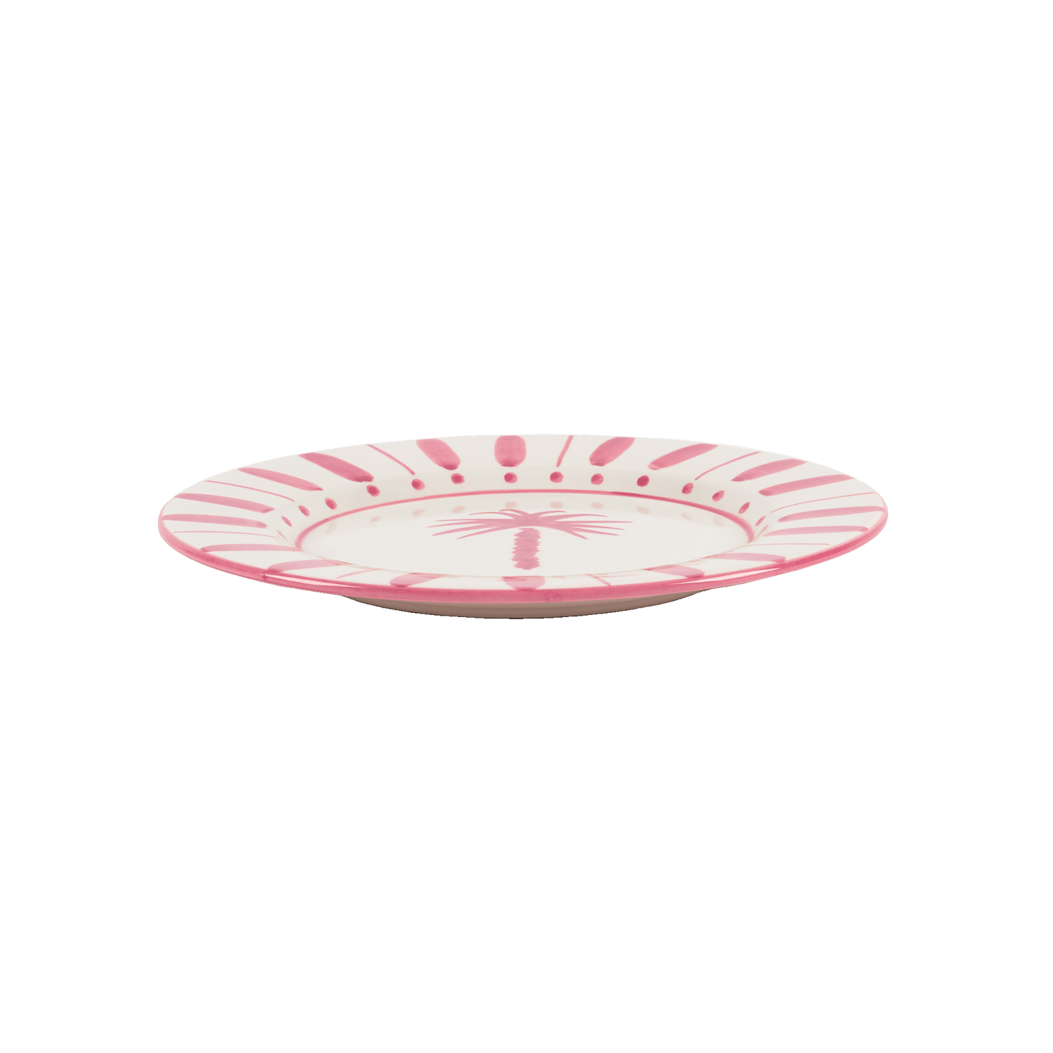 Cannes dinner plate - Dark pink 28 cm