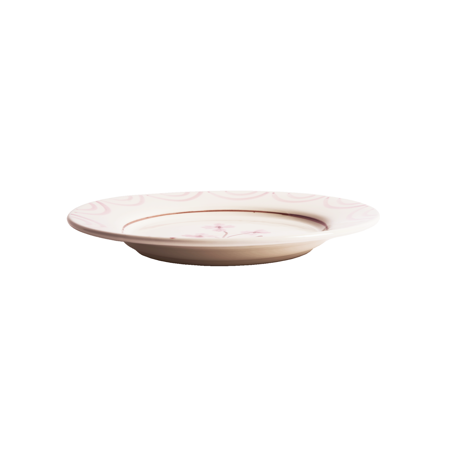 Cottage Flower Dinner Plate - Light Pink 28 cm