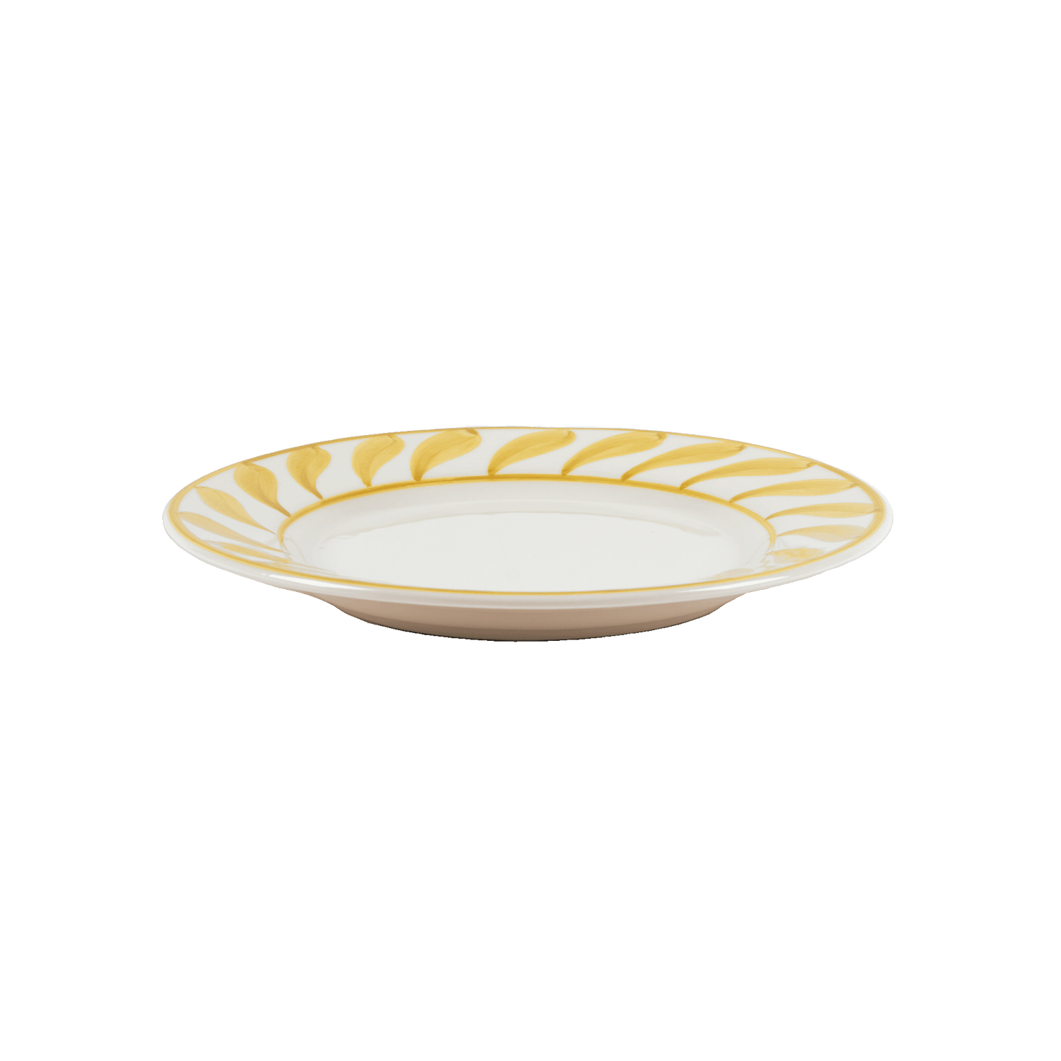 Swirl dinner plate - Yellow 28 cm