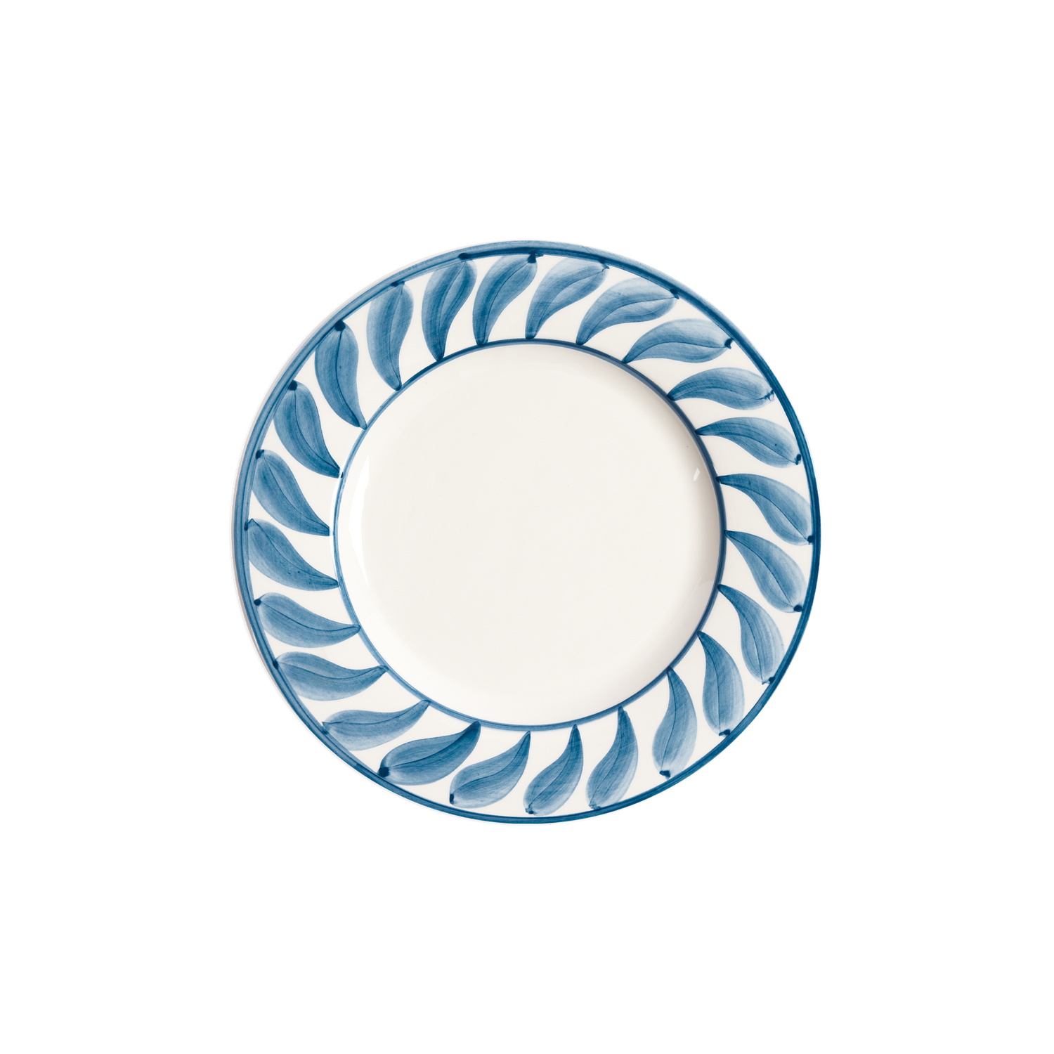 Swirl salad plate - Blue 22 cm