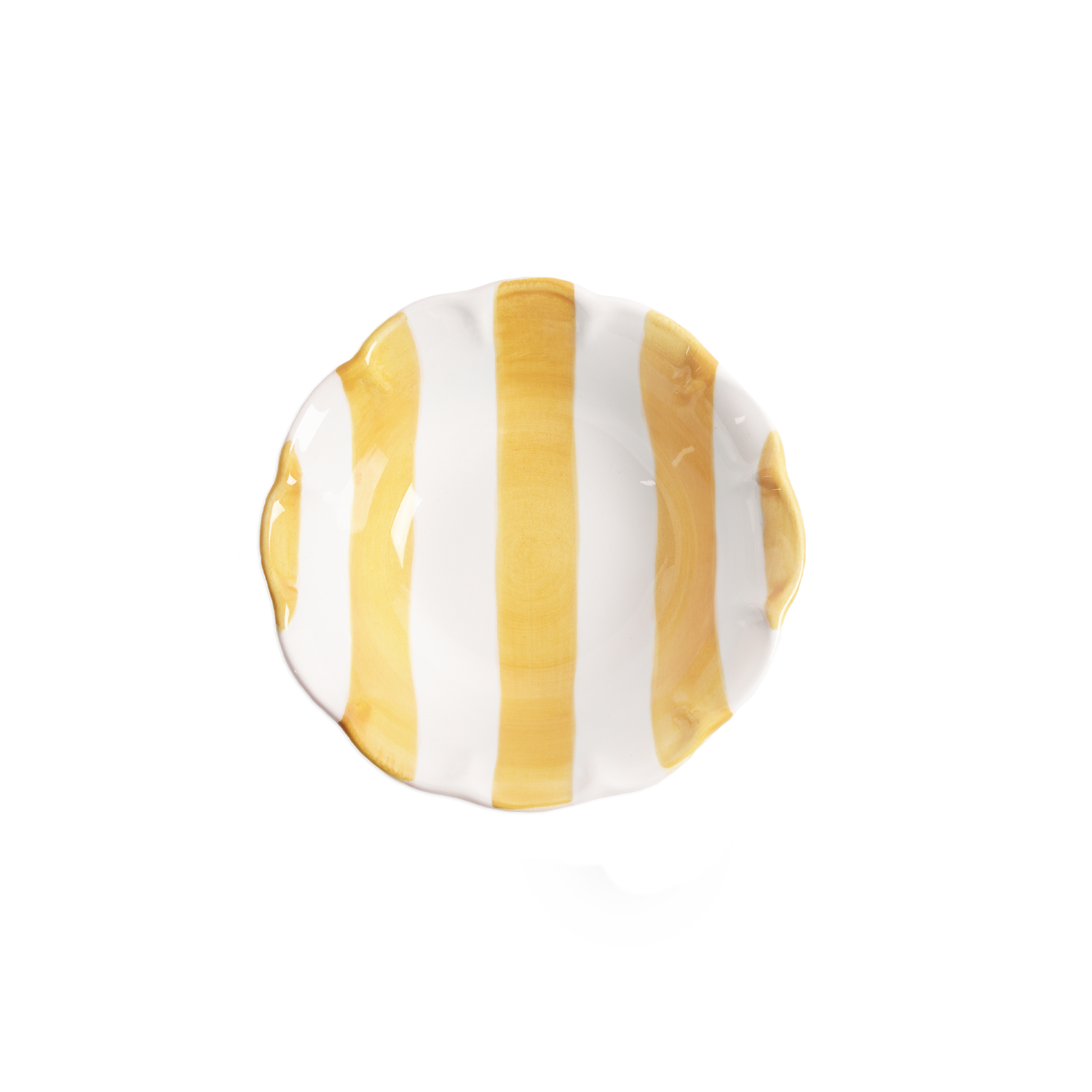 Stripe small bowl - Yellow 15 cm
