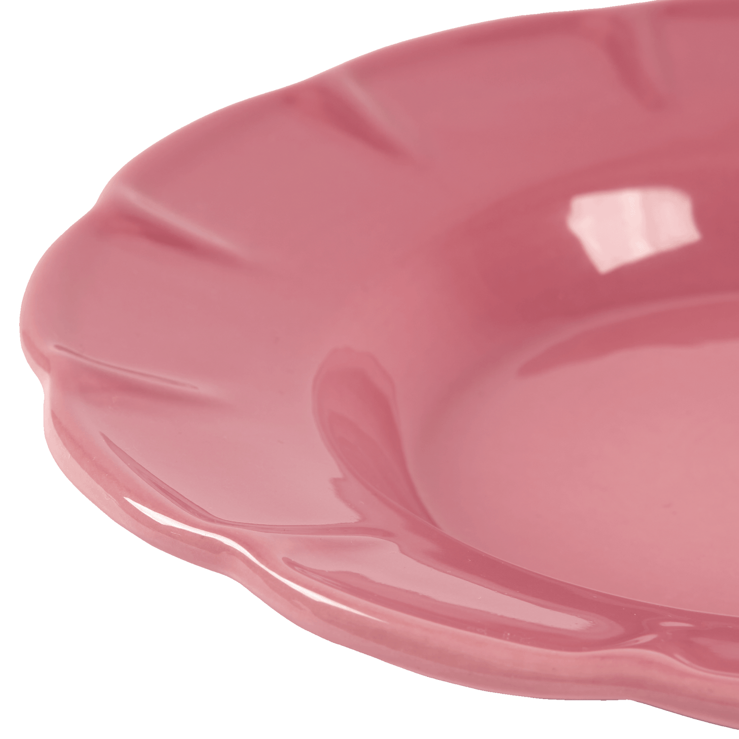 Everyday charm deep plate - Dark pink 25 cm
