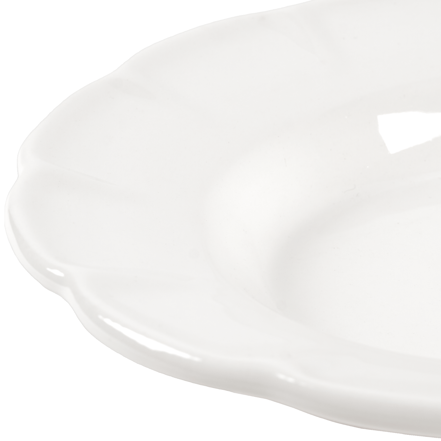 Everyday charm deep plate - Offwhite 25 cm