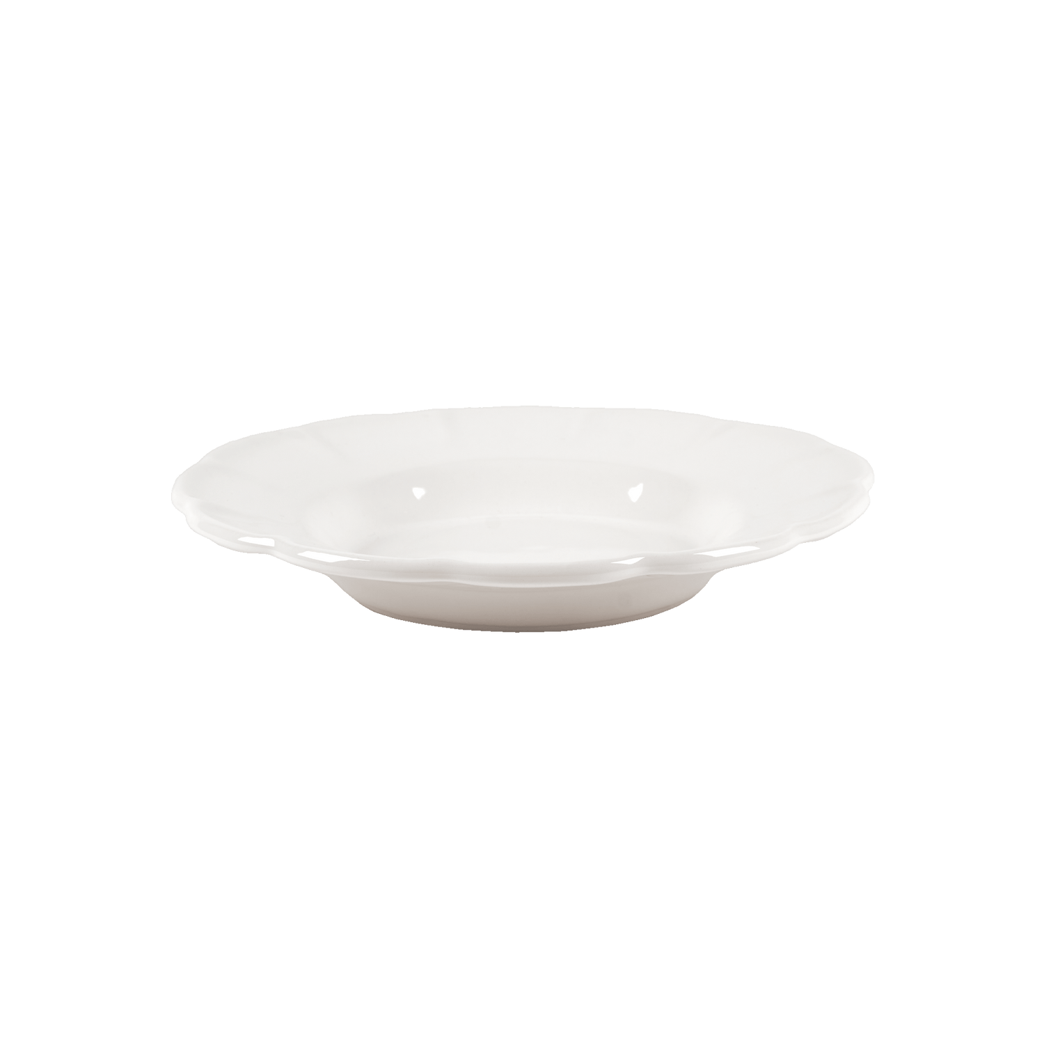 Everyday charm deep plate - Offwhite 25 cm