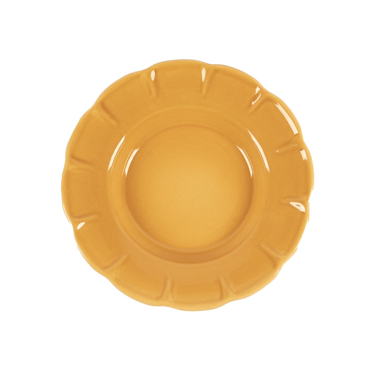 Everyday charm deep plate - Yellow 25 cm