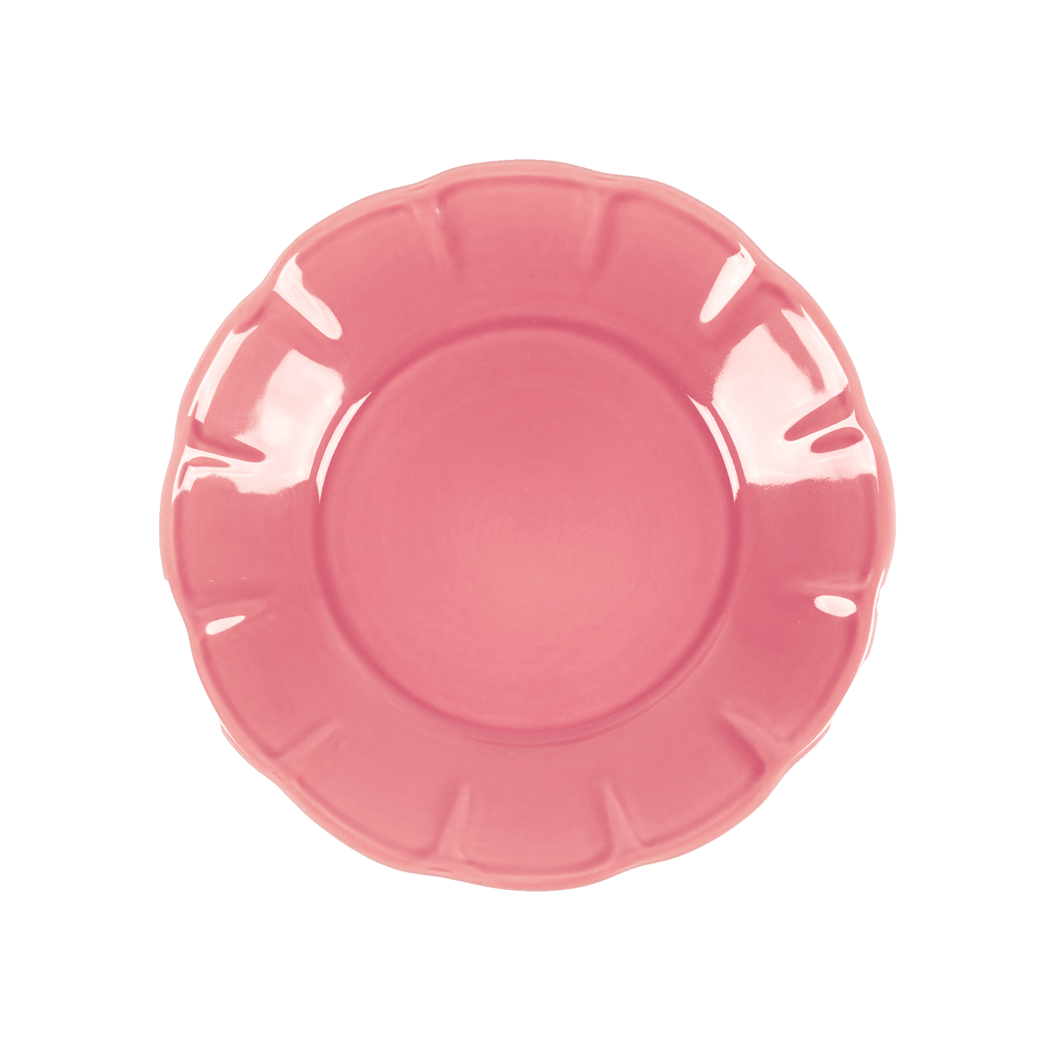 Everyday charm dinner plate - Dark pink 27 cm