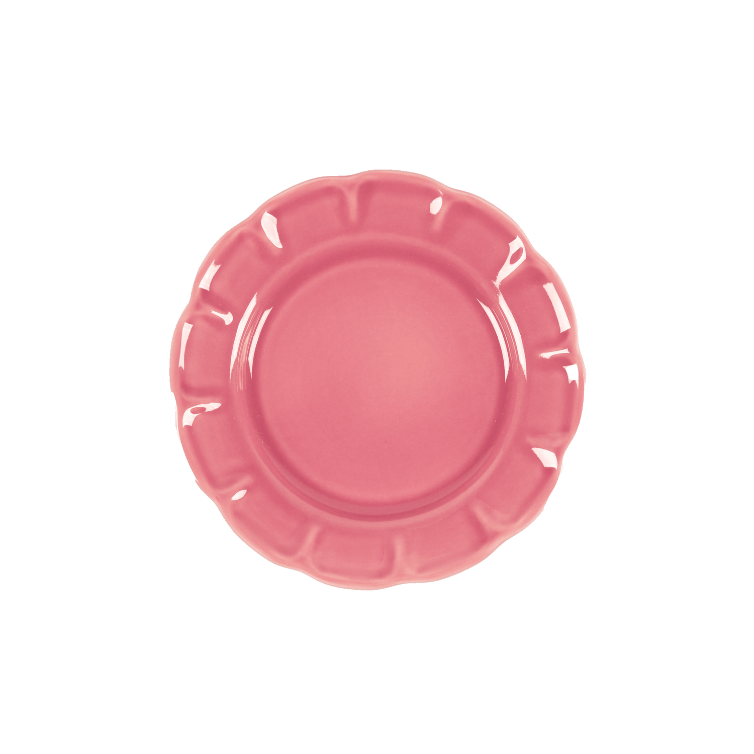 Everyday charm salad plate - Dark pink 21 cm