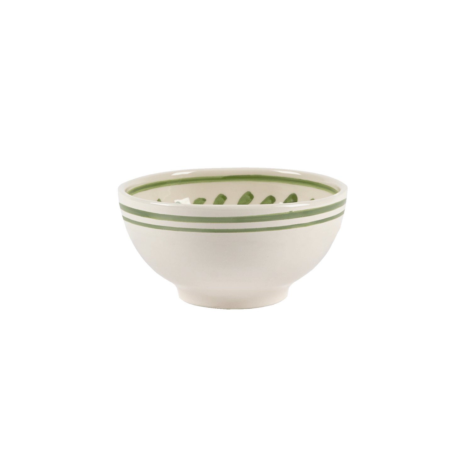 Cottage flower small bowl - Green 17 cm