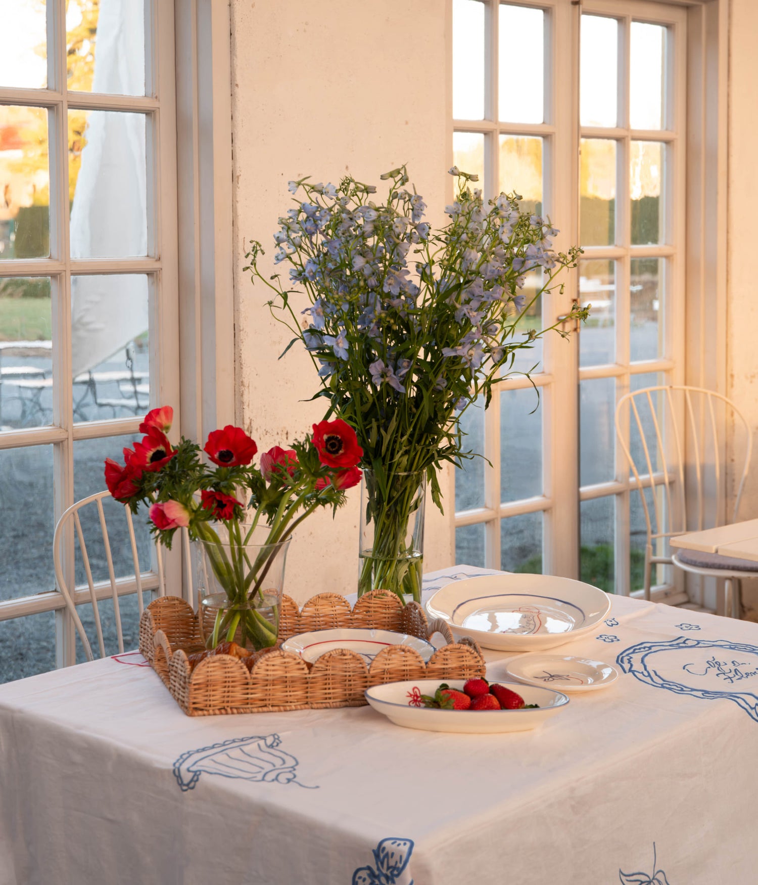 Picnic Tablecloth - White 150x250 cm