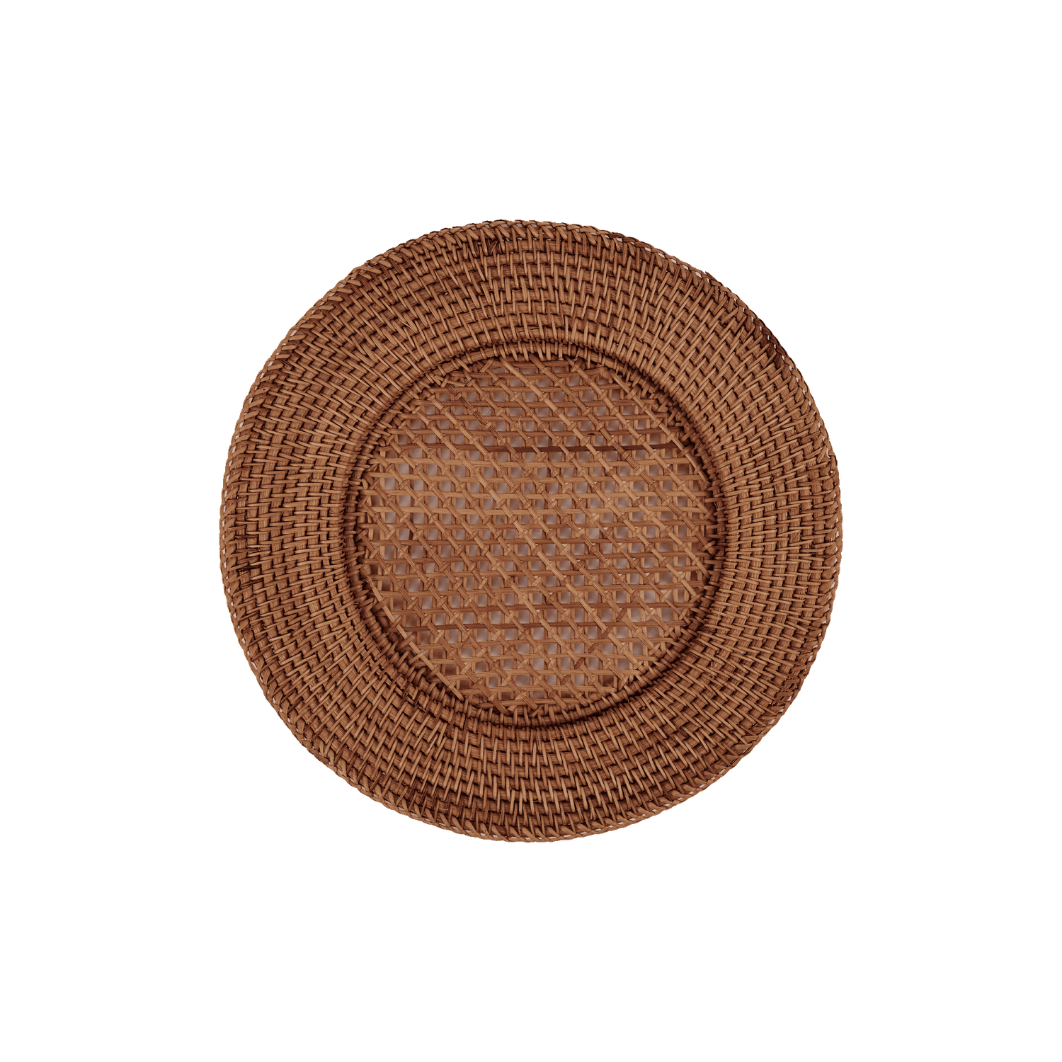 Classic Rattan Placemat Dark brown - 33 cm