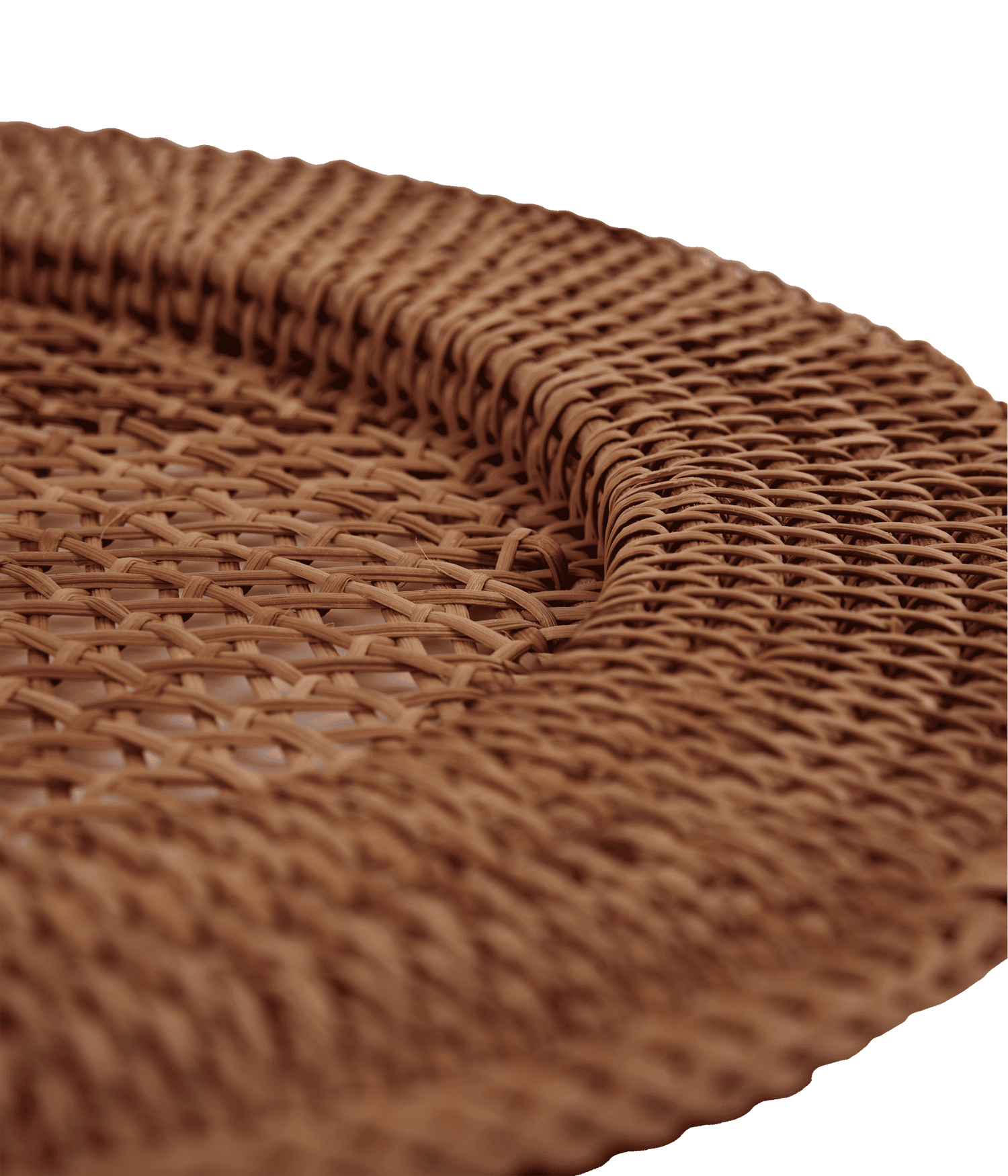 Classic Rattan Placemat Dark brown - 33 cm