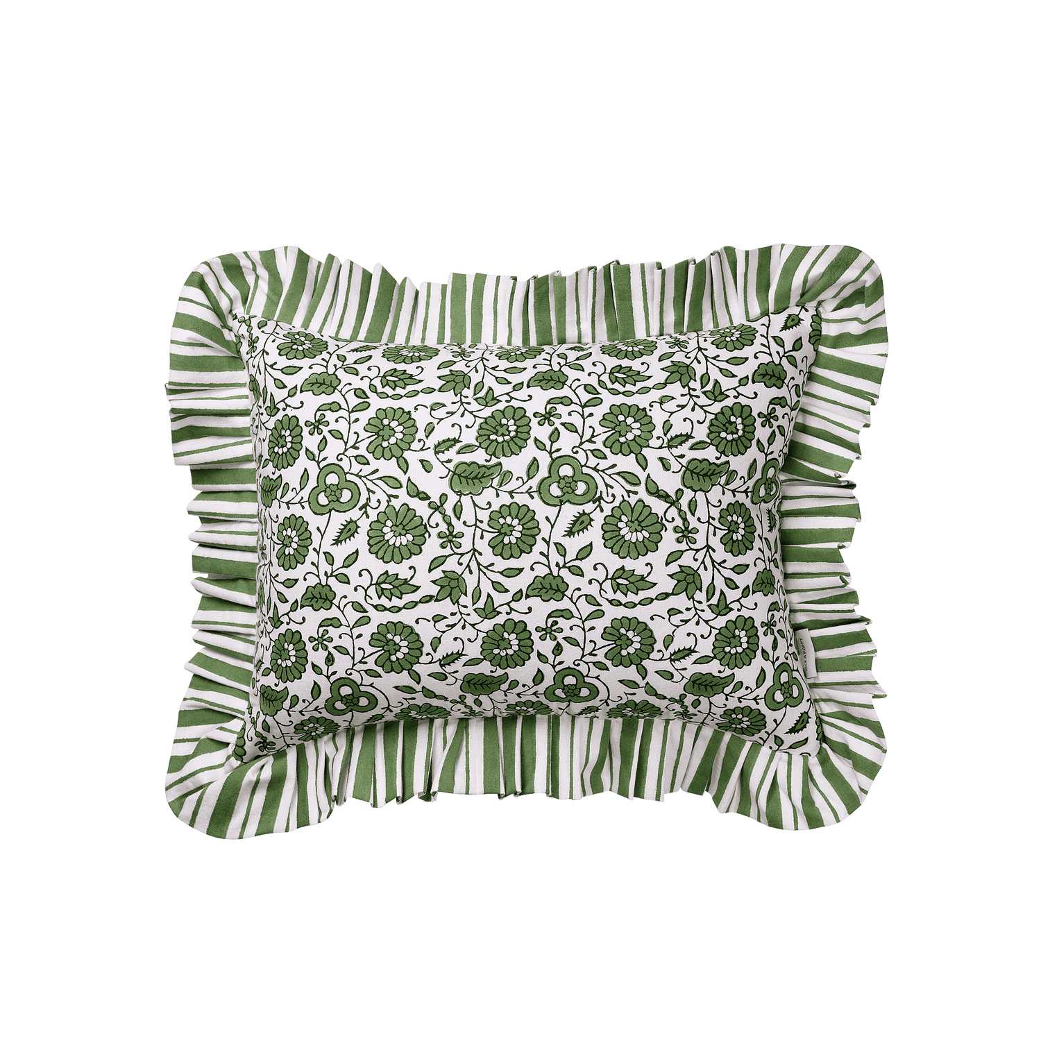 Damson Cushion - Green 30x40 cm