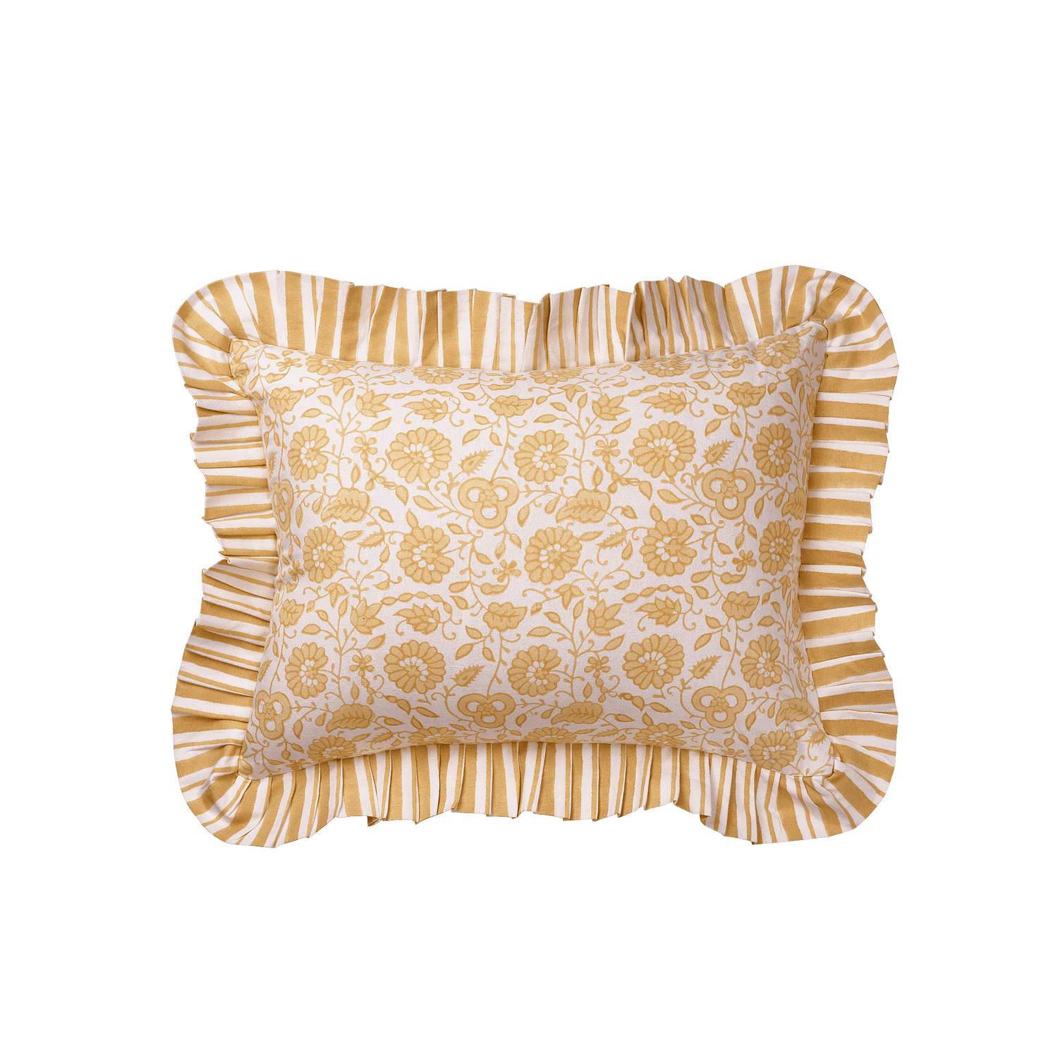 Damson Cushion - Light Yellow 30x40 cm