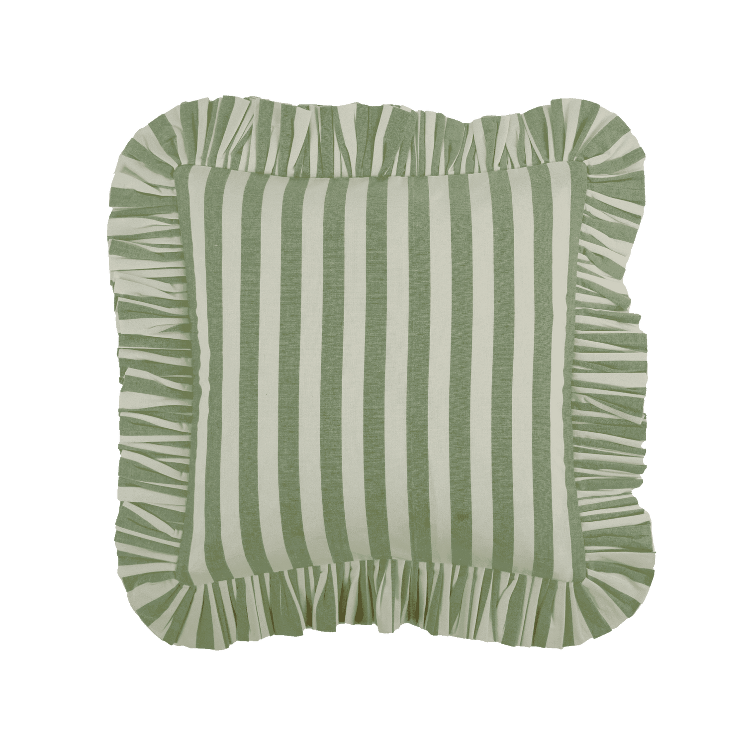 Breton Cushion - Green 40x40 cm