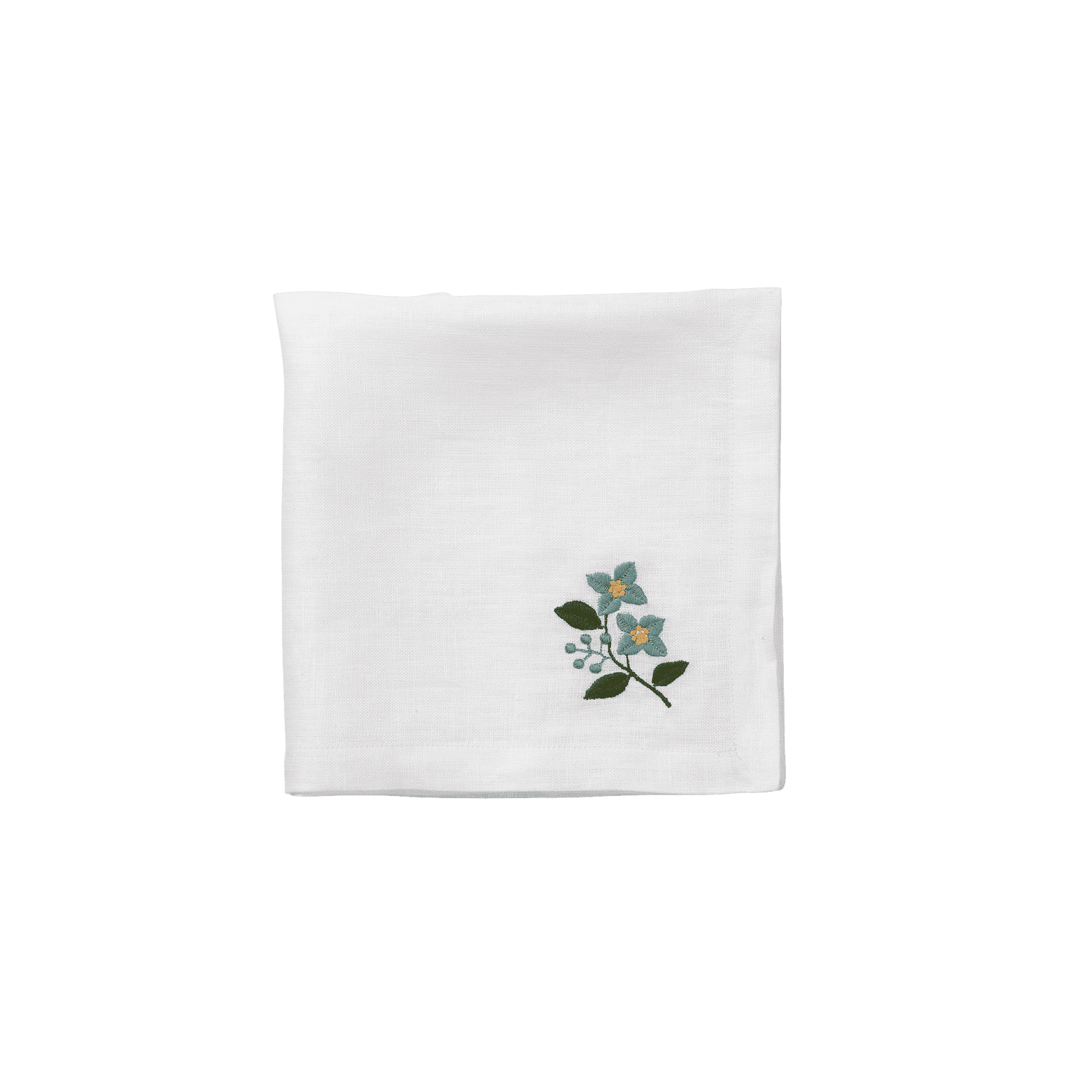 Bouquet Napkin Teal - 45x45 cm