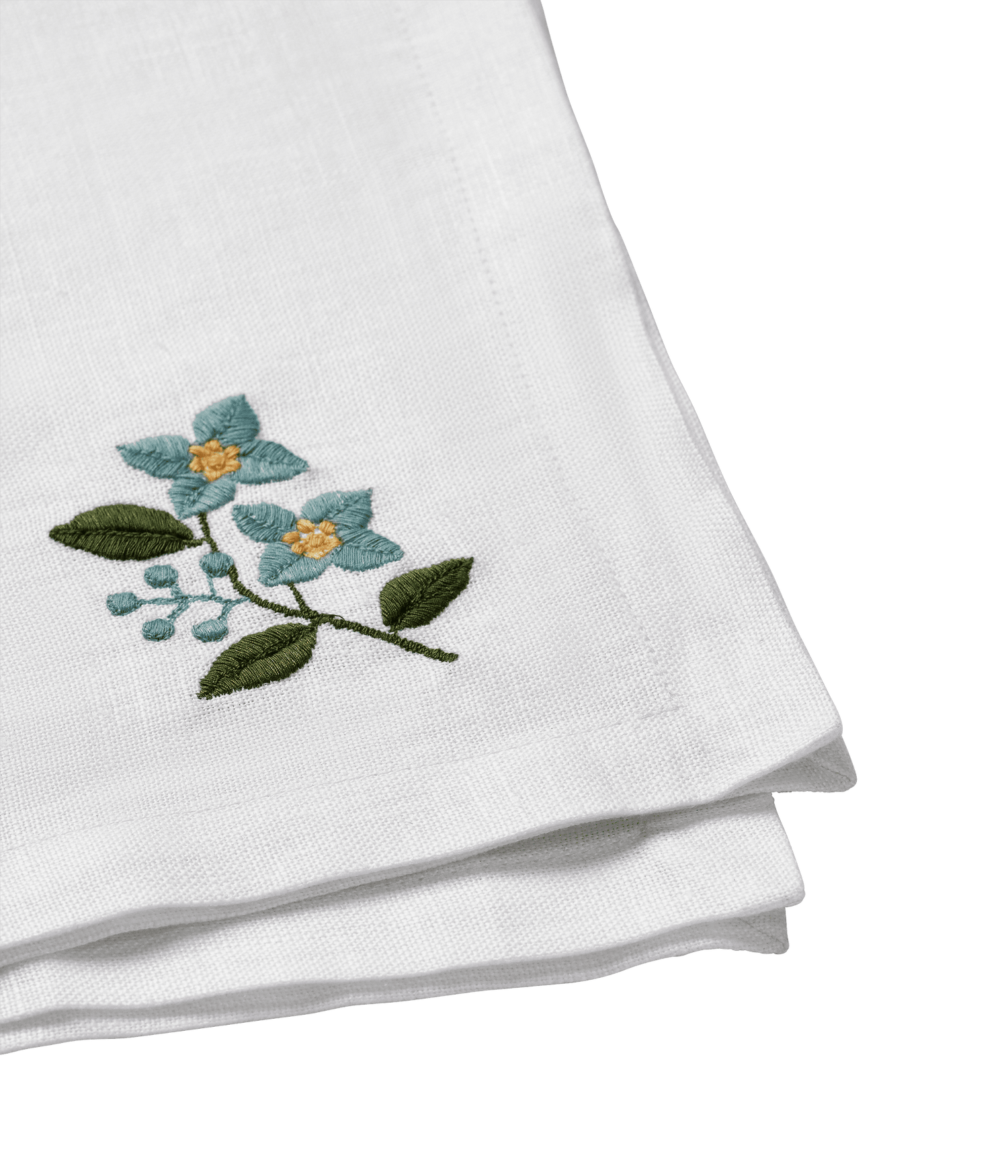 Bouquet Napkin Teal - 45x45 cm