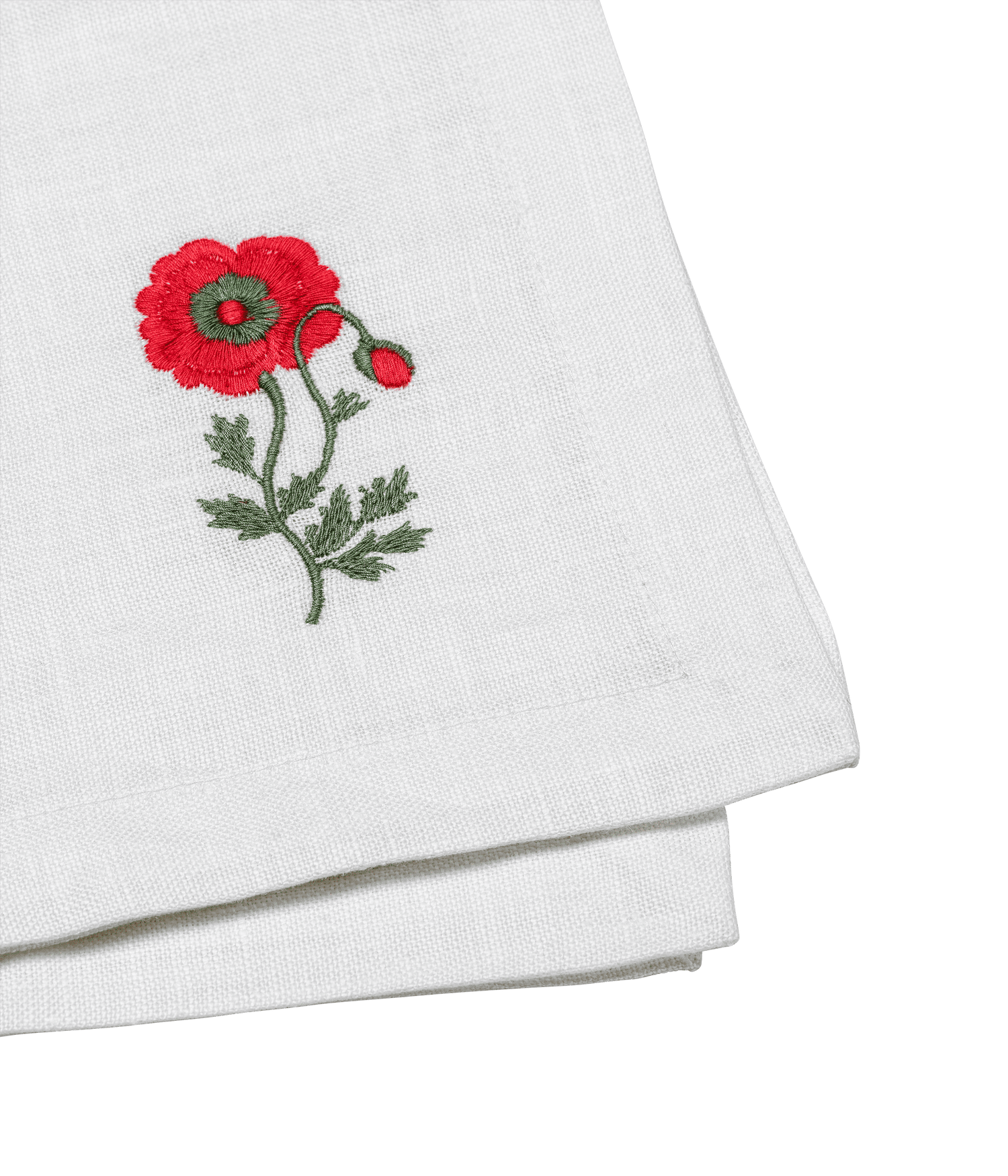 Bouquet Napkin - Poppy Red 45x45 cm