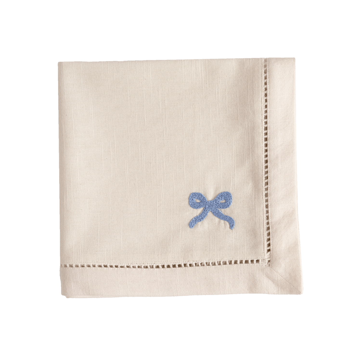 Bow napkin - Blue 45x45 cm
