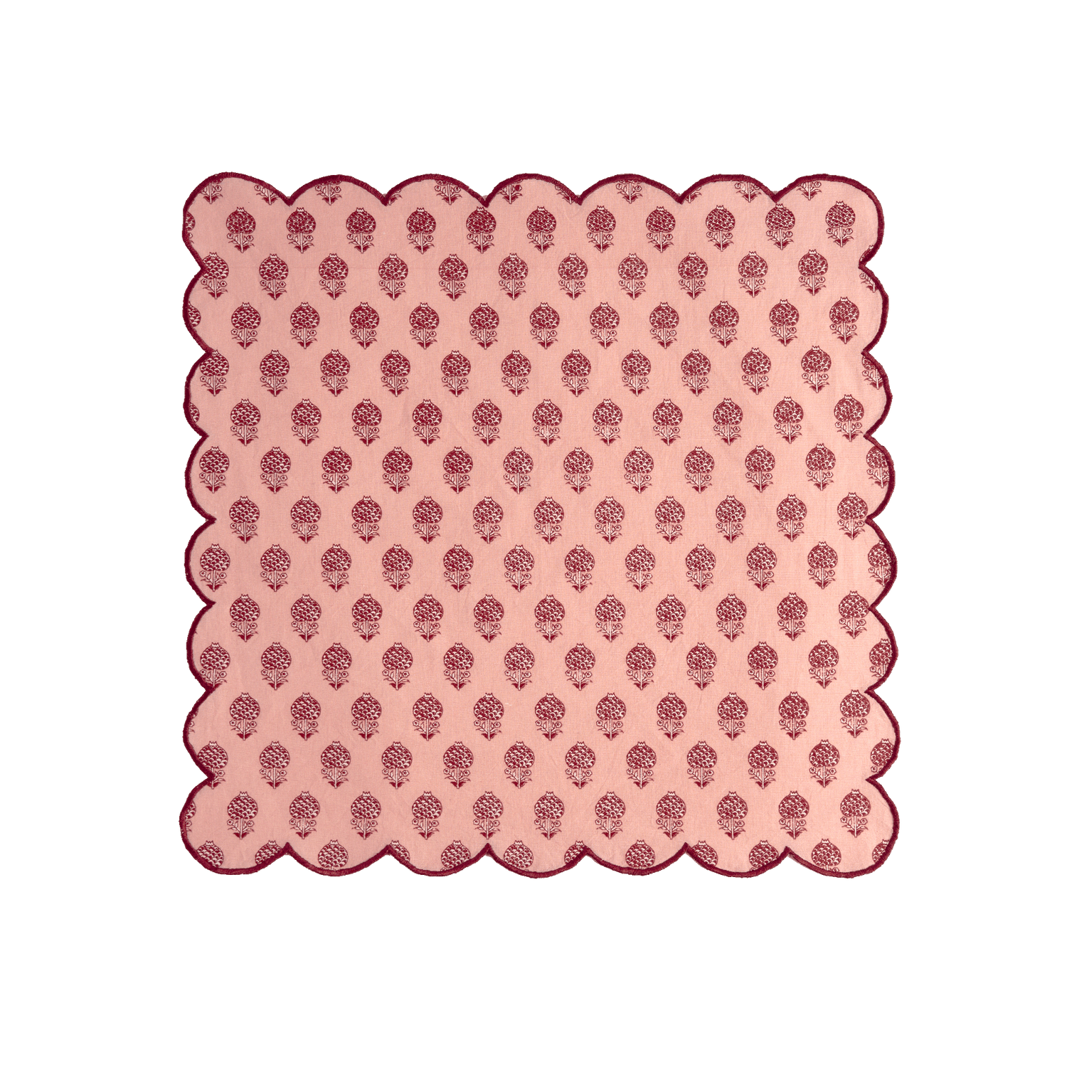 Poppy Seed tygservett - Rosa 45x45 cm