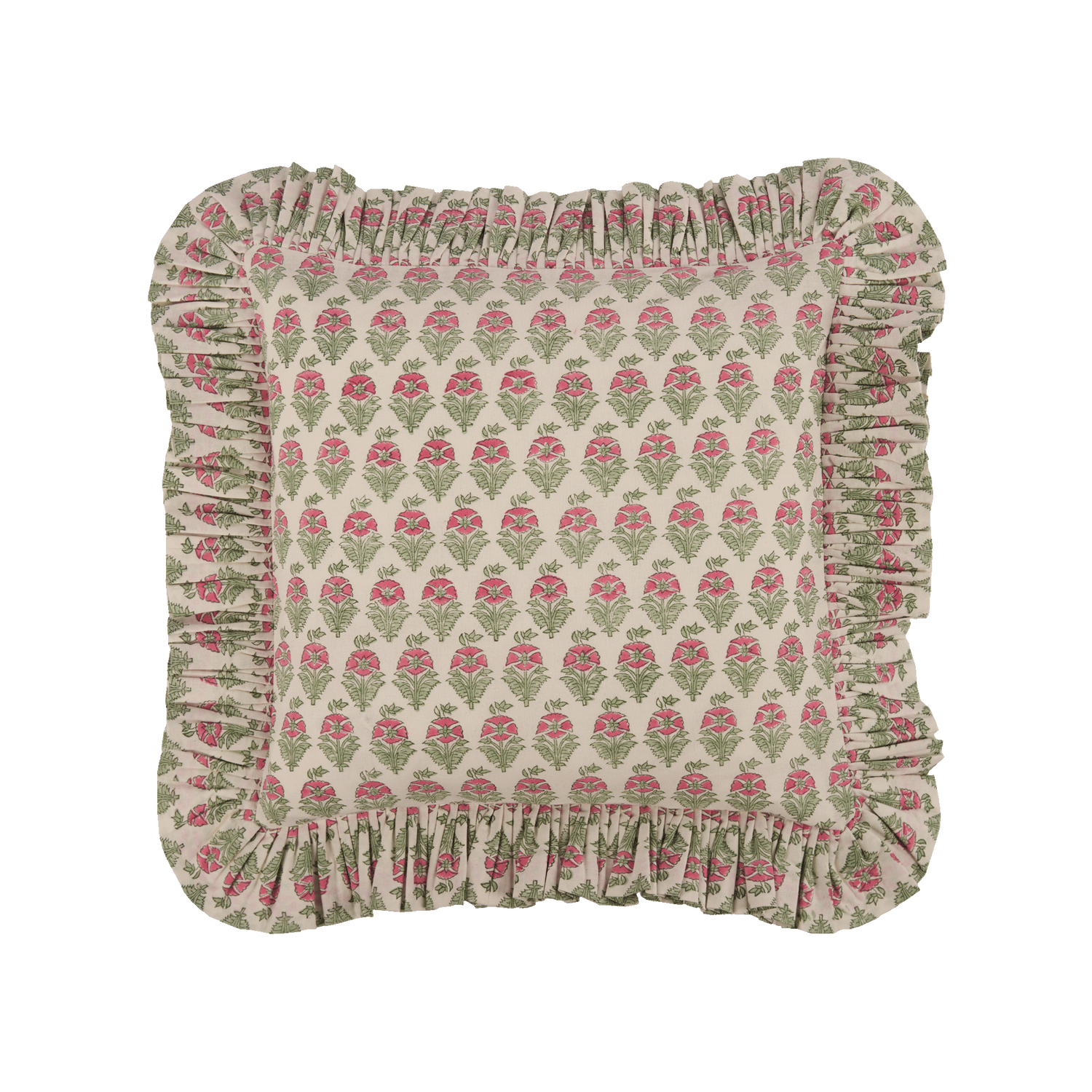 Aster cushion cover - Dark pink 40x40 cm