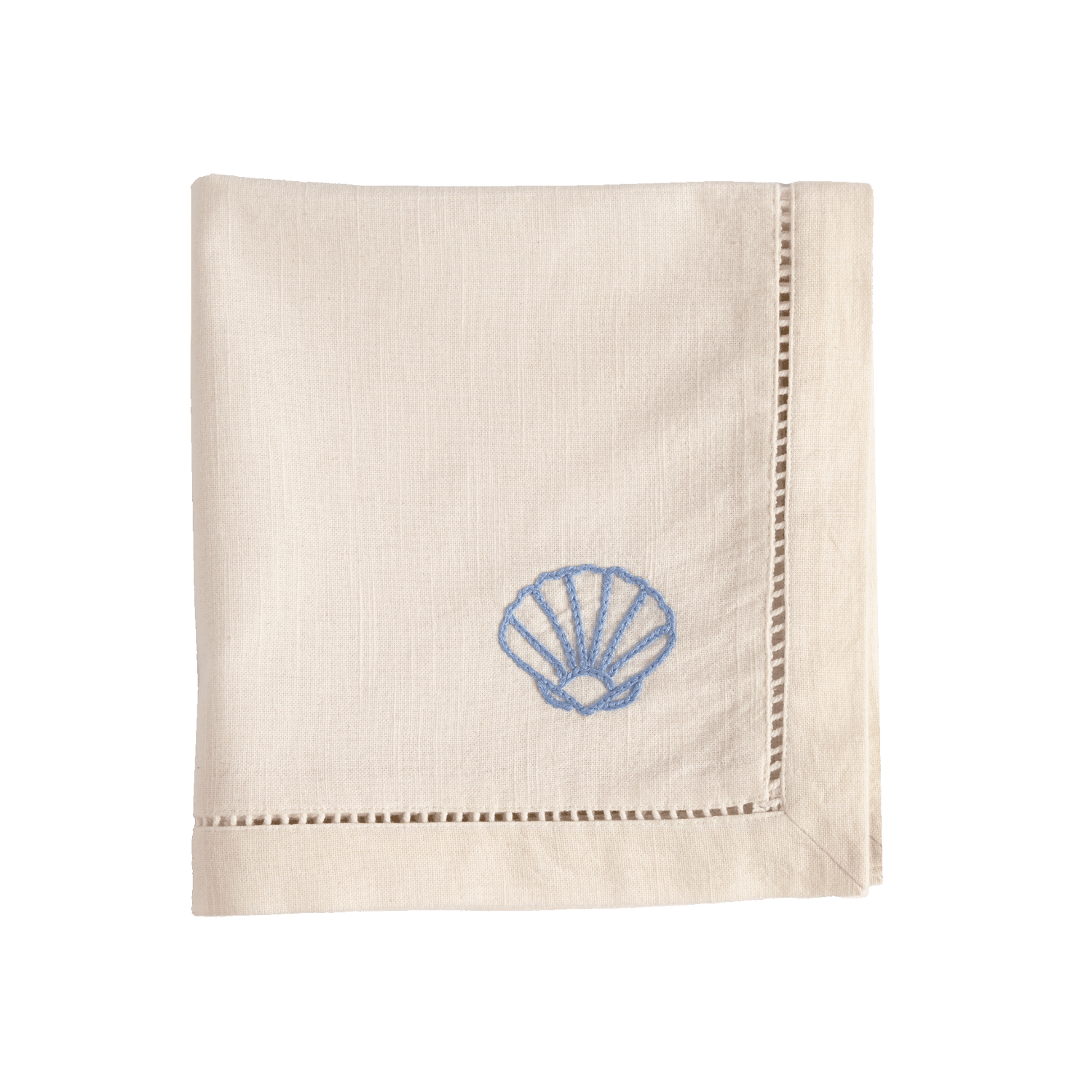 Shell napkin - Blue 45x45 cm