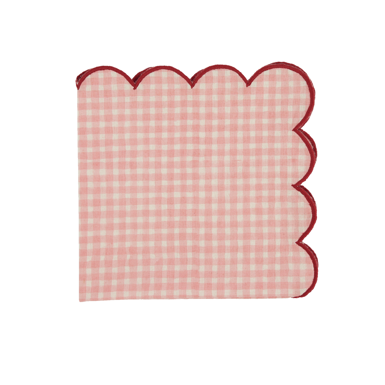 Vichy napkin - Light pink 45x45 cm
