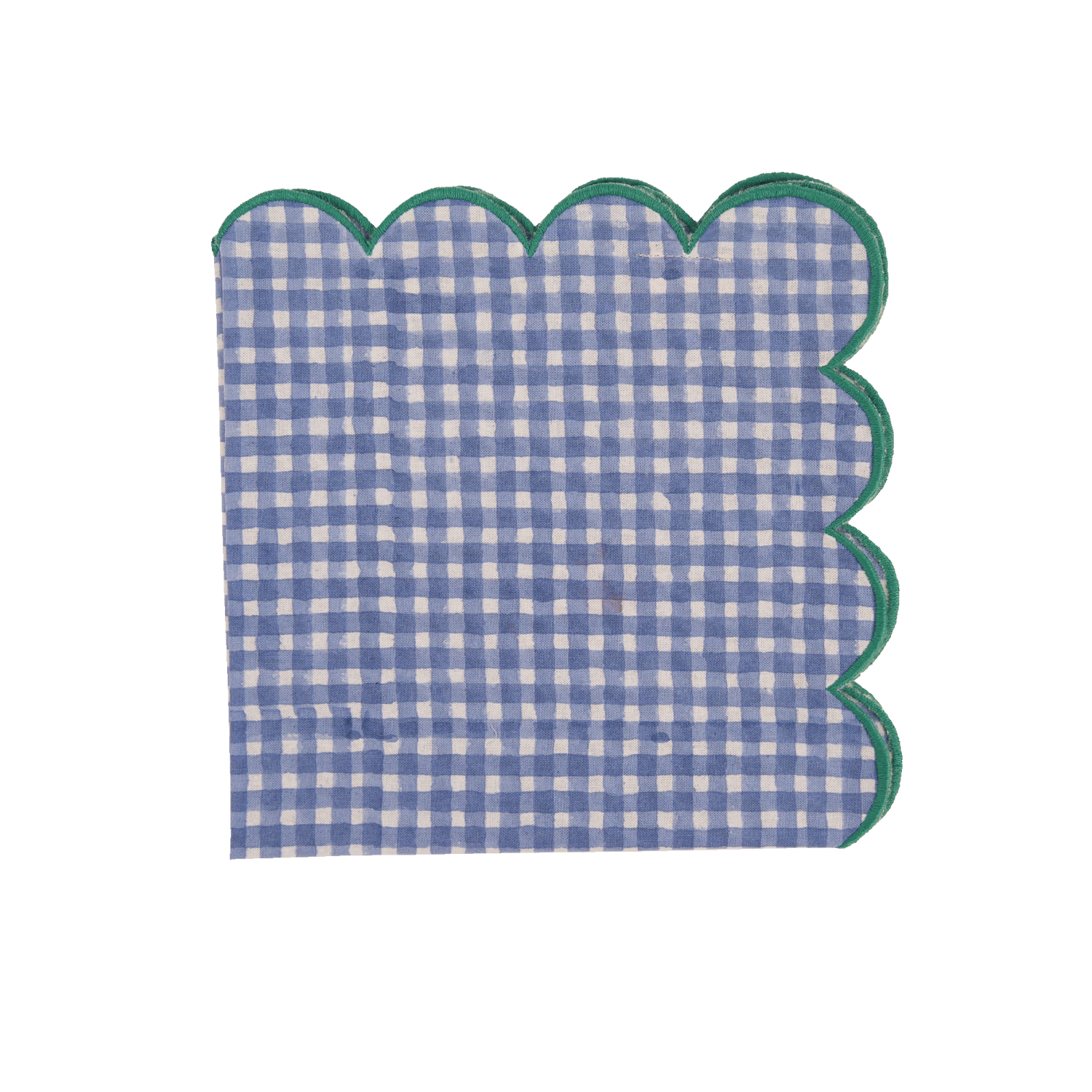 Vichy napkin - Light blue 45x45 cm