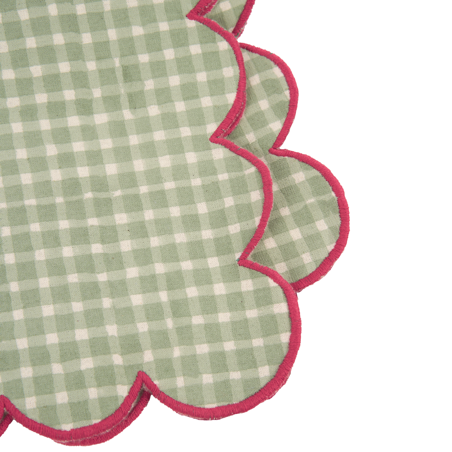 Vichy napkin - Light green 45x45 cm