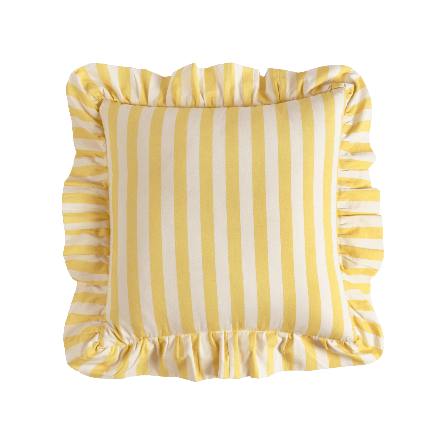 Breton cushion cover - Yellow 40x40 cm